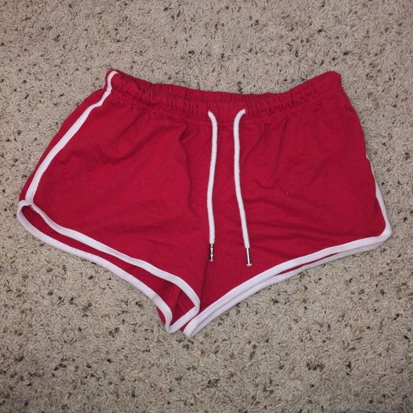 🍑SMEXY BOOTY SHORTS- red🍑 - Picture 2 of 2